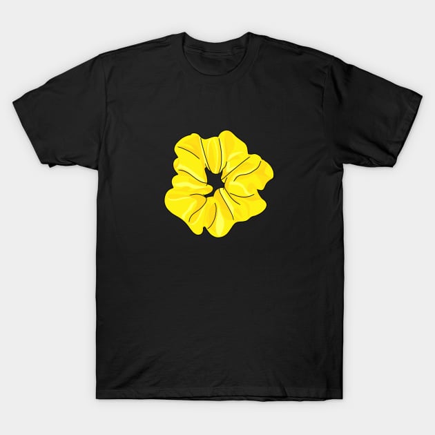 Bright Yellow Scrunchie T-Shirt by OneThreeSix